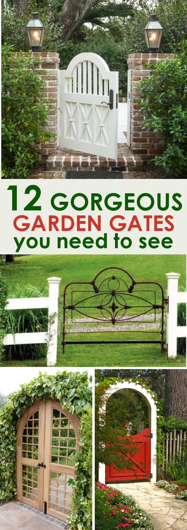 12 Gorgeous Garden Gates - Plus DIY Plans