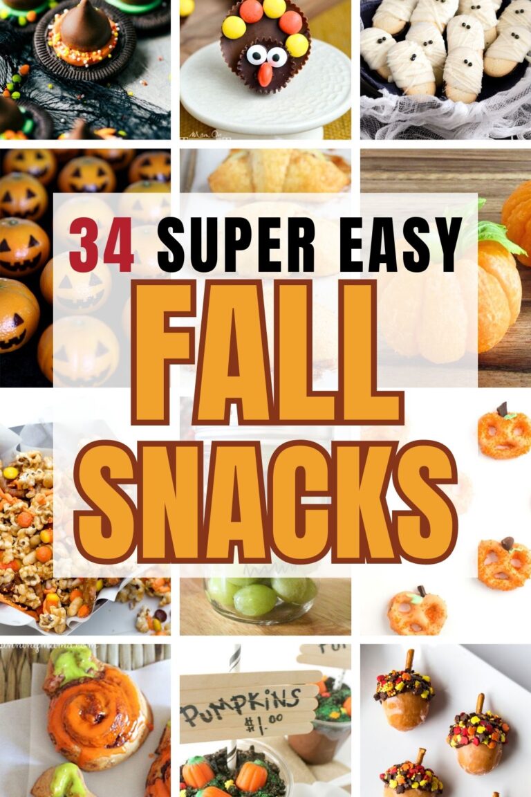 34 Fun and Easy Fall Snack Ideas